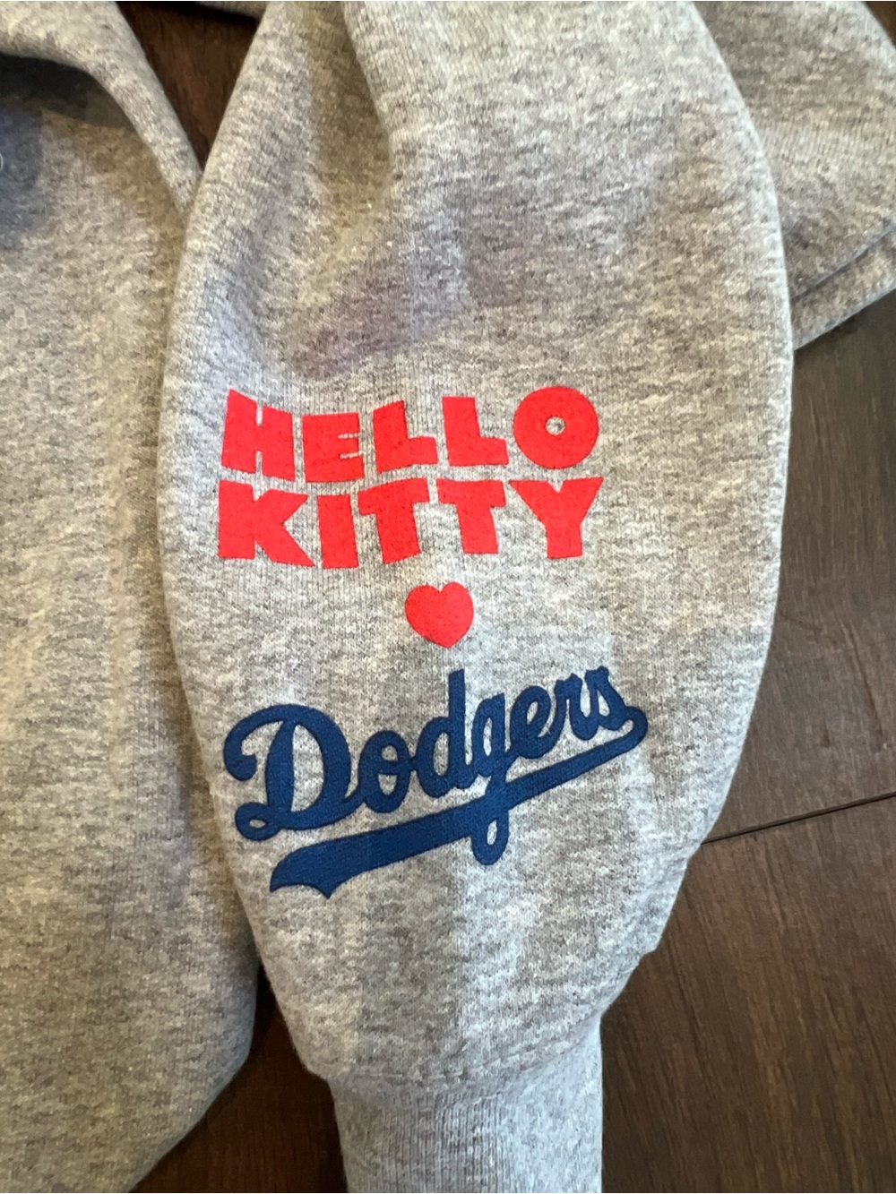 Hello Kitty x LA Grey Pullover Hoodie XL - Picture 5 of 7